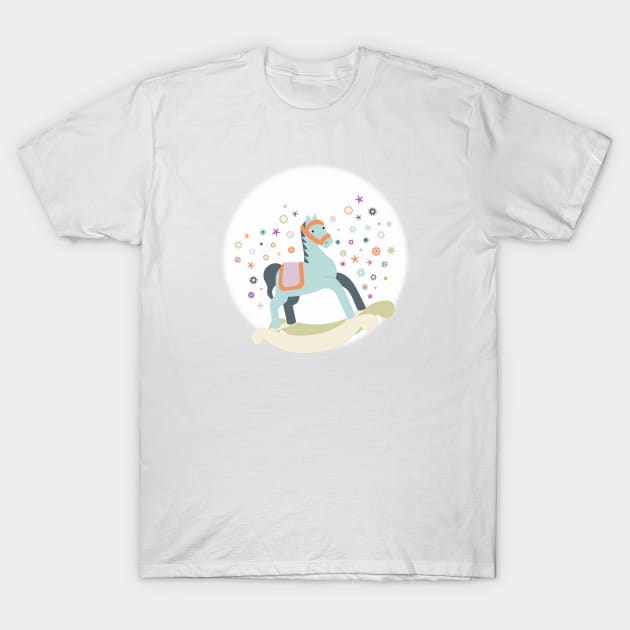 Rocking Horse T-Shirt by PolitaStore